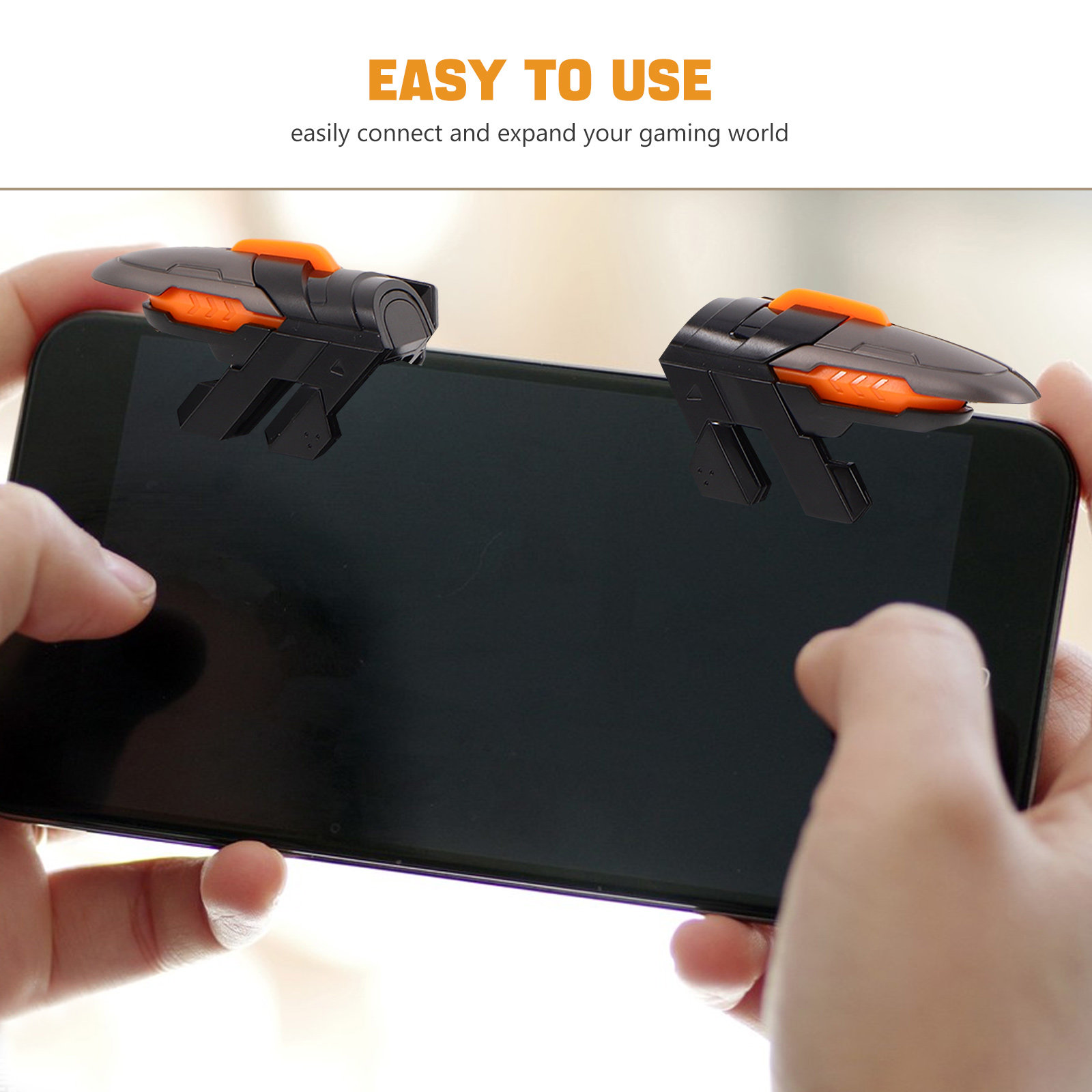 1Pair Six-Finger Gaming Trigge - Gaming Trigger Phone ulasan dan harga