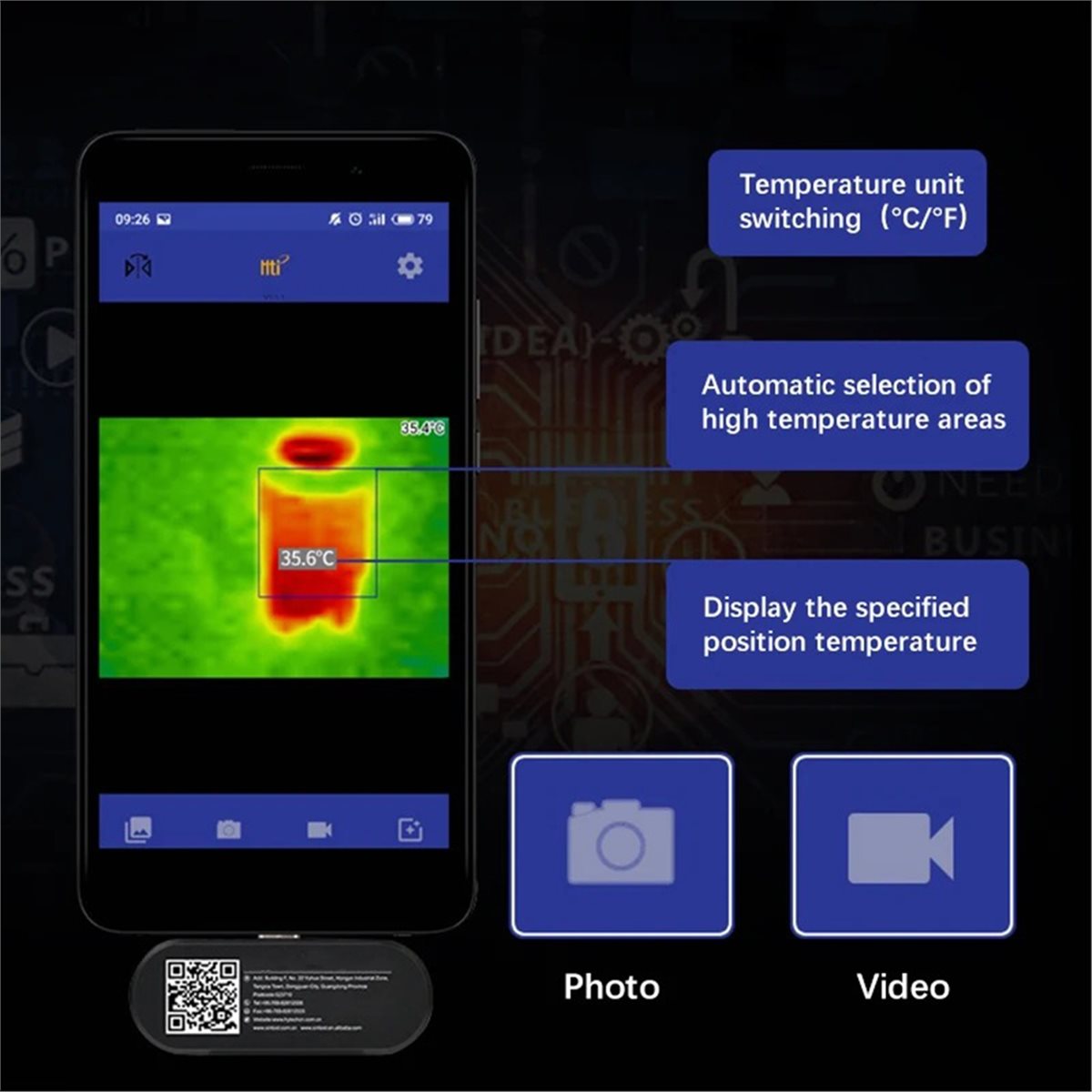Dynamic Mobile Thermal Camera  - Phone Accessories Images ulasan dan harga